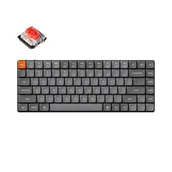 Klawiatury - Keychron K3 MAX niskoprofilowa klawiatura meczaniczna z podświetleniem RGB Gateron Hot-Swap Red Switch - Czarna (Black) - miniaturka - grafika 1