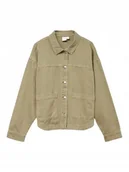 Kurtki damskie - Vero Moda Kurtka Koszulowa Jeansowa Damska Zielona z Guzikami XL Kwa - VERO MODA - miniaturka - grafika 1