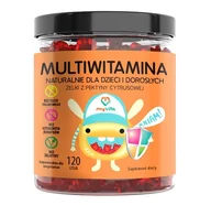 Witaminy i minerały - MyVita MULTIWITAMINA Naturalne Żelki z Witaminami dla dzieci i dorosłych (120 szt) MV-301 - miniaturka - grafika 1