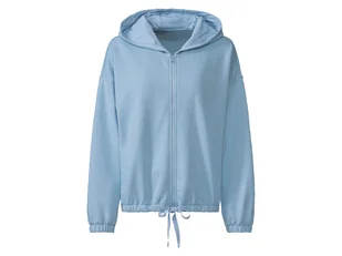 esmara® Bluza dresowa damska z bawełną (XS (32/34), Niebieski) - Bluzy sportowe damskie - miniaturka - grafika 1