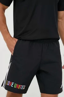 Spodenki męskie - adidas Performance szorty treningowe Pride Tiro Downtime kolor czarny - grafika 1