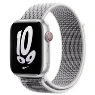 Akcesoria do zegarków - APPLE Pasek 45mm Summit White/Black Nike Sport Loop - miniaturka - grafika 1