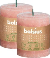 Świece - Bolsius Eko Świeca pieńkowa rustykalna 80/68 Ziemia - miniaturka - grafika 1