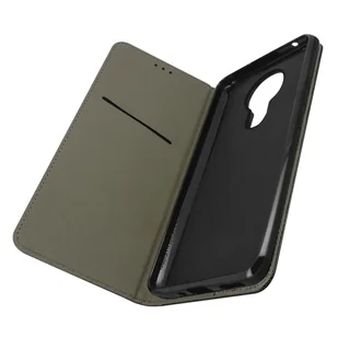 Etui Folio do telefonu Nokia 3.4 Magnetyczna osłona z uchwytem na kartę Funkcja stojaka Czarny - Etui i futerały do telefonów - miniaturka - grafika 1