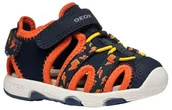 Buty dla chłopców - Geox B sandały MULTY Boy B, sandały dziecięce, granatowy/pomarańczowy, 23 EU, Wielobarwna, 23 EU - miniaturka - grafika 1