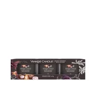 Świece - Yankee Candle Mini Świeca Zapachowa - 3 Pack Black Coconut - miniaturka - grafika 1