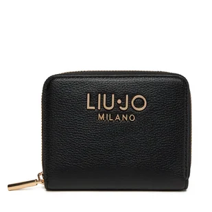 Duży Portfel Damski Liu Jo Ecs M Zip Around AF5156 E0058 Czarny - Portfele - miniaturka - grafika 1