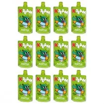 Kubuś Team Mus jabłko kaktus limonka zgrzewka 12 x 100 g - Desery dla dzieci - miniaturka - grafika 1
