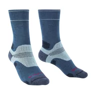 Skarpetki damskie - Damskie skarpety trekkingowe Bridgedale Midweight Merino Performance Boot blue sky - 35-37 - miniaturka - grafika 1
