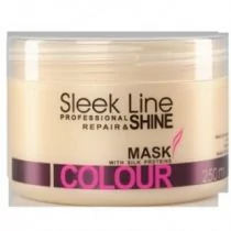Stapiz Sleek Line Colour Mask Maska z jedwabiem do włosów farbowanych 250 ml - Maski do włosów - miniaturka - grafika 1