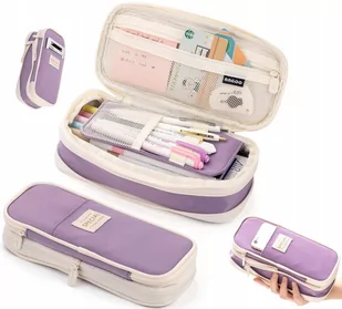 Duży Komorowy Piórnik Kosmetyczka Saszetka 3w1 - Piórniki - miniaturka - grafika 1