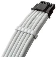 Kable komputerowe i do monitorów - CableMod C-Series Pro ModMesh Sleeved 12V-2x6 12VHPWR StealthSense PCIe Kabel für Corsair Type 5 RMx SHIFT 16-pin to 90 ° 16-pin, 65cm - weiß - miniaturka - grafika 1