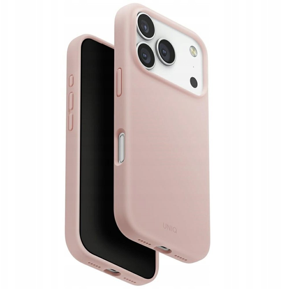 UNIQ Lino Case for iPhone 17 Pro Magclick Charging Pink