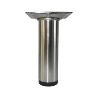 Meble modułowe i akcesoria - Noga meblowa okrągła 3x10 cm inox Hettich - miniaturka - grafika 1