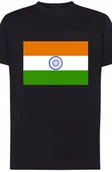 Koszulki męskie - Indie Męski Modny T-Shirt Flaga Lato Rozm.XS - miniaturka - grafika 1