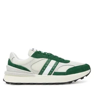Sneakersy męskie - Sneakersy Tommy Jeans Tjm Technical Runner Ess EM0EM01537 Zielony - miniaturka - grafika 1