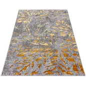 Dywany - Designerski szary dywan w nieoczywisty wzór P1-R64 - miniaturka - grafika 1