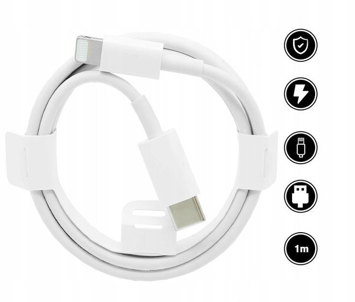 Kabel USB Apple Kabel USB-C / Lightning iPhone 4GN33Z/A 96W 4,7A 1m