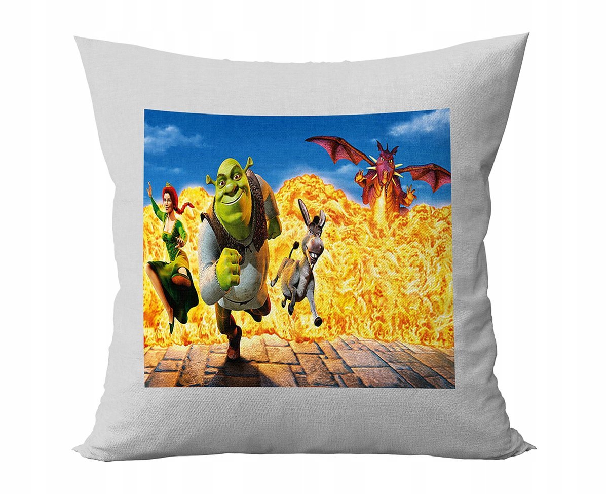 PODUSZKA PERSONALIZOWANA SHREK BAJKI POMYSŁ NA PREZENT SUPER GRAFIKI
