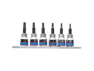 Zestawy narzędziowe - KING TONY Zestaw nasadek 3146PR, 3/8", TORX 5-ramiennych, IPR10-IPR30 - miniaturka - grafika 1