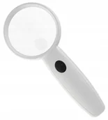 Mikroskopy i lupy - LUPA z Podświetleniem LED SZKŁO Powiększające 9581 - miniaturka - grafika 1