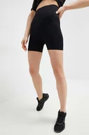 Spodenki damskie - Helly Hansen szorty sportowe Allure damskie kolor czarny gładkie high waist - miniaturka - grafika 1
