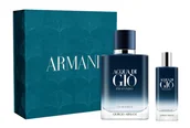 Zestawy perfum męskich - Giorgio Armani Acqua di Gio Profondo Zestaw: woda perfumowana + woda perfumowana travel size - miniaturka - grafika 1
