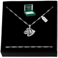 Biżuteria dla dzieci - NASZYJNIK SREBRNY RYBA RYBKA 925 NA PREZENT+GRATIS - miniaturka - grafika 1