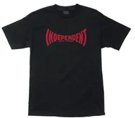 Koszulki męskie - t-shirt INDEPENDENT SPAN HEAVYWEIGHT Black - miniaturka - grafika 1
