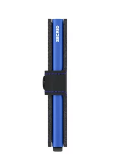 Elegancki portfel RFID Secrid Miniwallet Matte - matte black / blue - Portfele - miniaturka - grafika 2