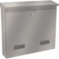 Skrzynki na listy - Skrzynka na listy LARGOS C4 stal nierdzewna - miniaturka - grafika 1