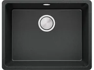 Zlewozmywaki - Primagran.pl Zlewozmywak podwieszany (podblatowy) granitowy jednokomorowy z dużą komorą XL Wenecja 60 Easy MW6KG-A0#P - miniaturka - grafika 1