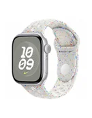 Akcesoria do smartwatchy - apple Pasek sportowy Nike w kolorze czystej platyny do koperty 42 mm - rozmiar M/L - miniaturka - grafika 1