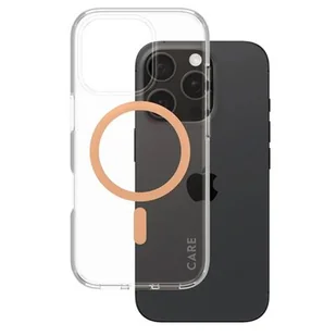 Etui PANZERGLASS Flagship MagSafe do Apple iPhone 16 Pro Przezroczysto-brzoskwiniowy - Etui i futerały do telefonów - miniaturka - grafika 1