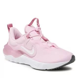 Buty dla dziewczynek - Buty Nike Run Flow (Gs) DR0472 600 Pink Foam/White - grafika 1