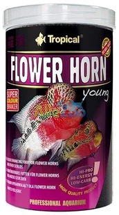 Tropical FLOWER HORN YOUNG PELLET 1000m/380g - Pokarm dla ryb - miniaturka - grafika 1