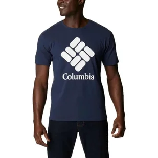 Koszulka turystyczna męska Columbia Pacific Crossing Graphic - Koszulki sportowe męskie - miniaturka - grafika 1