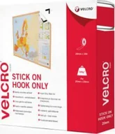 Taśmy klejące - VELCRO Hook and Loop Samoprzylepny haczyk tylko 20 mm x 10 m Biały - miniaturka - grafika 1
