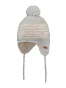 Czapeczki dla niemowląt - Barts Czapka "Rylie" w kolorze szaro-pomarańczowym - miniaturka - grafika 1