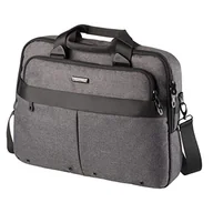 Koszulki i topy damskie - LIGHTPAK Wokie FB2046166 17" poliestrowa torba na laptopa z systemem mocowania Klickfix szara 31 x 40 x 7 cm, Szary, ca. 31 x 40 x 7 cm, Fixbag Pokrowiec na laptopa Wookie - miniaturka - grafika 1