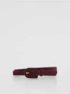 Paski - Reserved - Wąski pasek do talii - bordowy - miniaturka - grafika 1