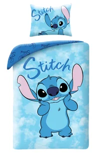 Pościel dziecięca Lilo i Stitch 140x200 Halantex 100% bawełna Disney Sticz - Pościel dla dzieci - miniaturka - grafika 1