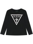 Bluzy dla chłopców - Guess Bluzka K84I18 K8HM0 Czarny Slim Fit - miniaturka - grafika 1