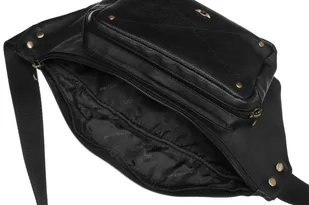 Lumarko Skórzana Saszetka Na Biodra Z Kieszeniami! - Nerki - miniaturka - grafika 7