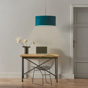 LYSNE Nowoczesny zwis SINTRA VELVET fi 40 cm kolor zieleń butelkowa 14531V/8 kolor zieleń butelkowa - Lampy sufitowe - miniaturka - grafika 6