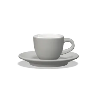 Filiżanka do espresso Club House Tulipano 70 ml - Szary mat - Filiżanki - miniaturka - grafika 1
