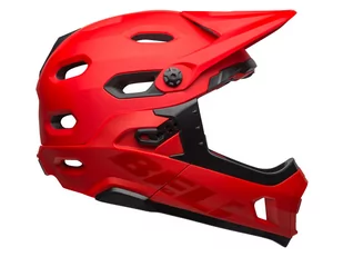 Bell full face SUPER DH MIPS SPHERICAL matte gloss crimson black BEL-7101448 - Kaski motocyklowe - miniaturka - grafika 2