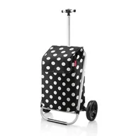 Torby i wózki na zakupy - Wózek SHOPPING TROLLEY, dots white, Reisenthel - miniaturka - grafika 1