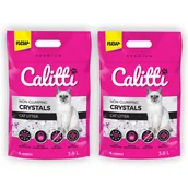 Żwirek dla kotów - Calitti Żwirek Silikonowy Crystals 3,8Lx2 = 7,6L - miniaturka - grafika 1