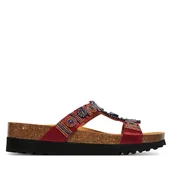 Klapki i japonki damskie - Klapki Scholl New Bogota MF26607 Bordowy - miniaturka - grafika 1